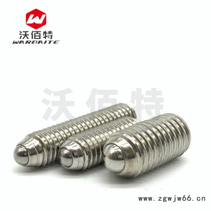 波珠螺丝 不锈钢 304钢珠紧定弹簧球头弹珠柱塞滚珠波子定位珠M3M16图3