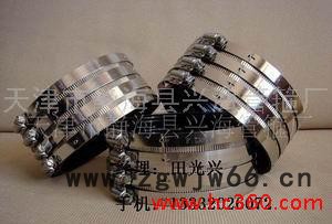 供应铸铁管专用W型不锈钢管箍卡箍图8