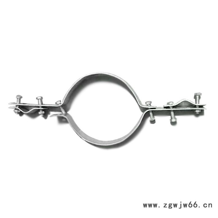厂家定制销售光缆热镀锌扁铁BG-125抱箍横担抱箍 电力抱箍 卡箍 固联BG 抱箍图7