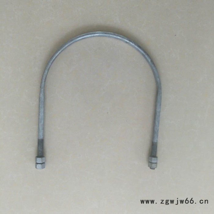 厂家定制销售光缆热镀锌扁铁BG-125抱箍横担抱箍 电力抱箍 卡箍 固联BG 抱箍图8