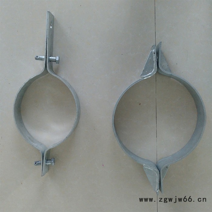 厂家定制销售光缆热镀锌扁铁BG-125抱箍横担抱箍 电力抱箍 卡箍 固联BG 抱箍图5