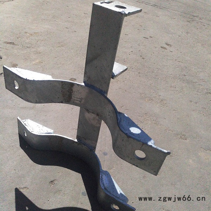 厂家定制销售光缆热镀锌扁铁BG-125抱箍横担抱箍 电力抱箍 卡箍 固联BG 抱箍图2