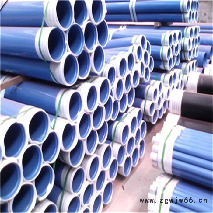 卡箍连接涂塑复合钢管 卡箍连接涂塑螺旋钢管 江鸿管道图3