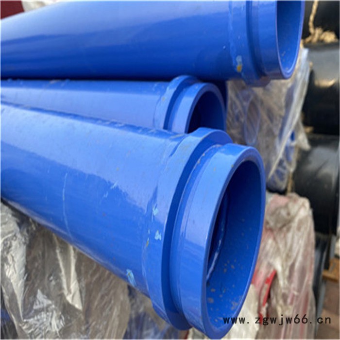 卡箍连接涂塑复合钢管 卡箍连接涂塑螺旋钢管 江鸿管道图2