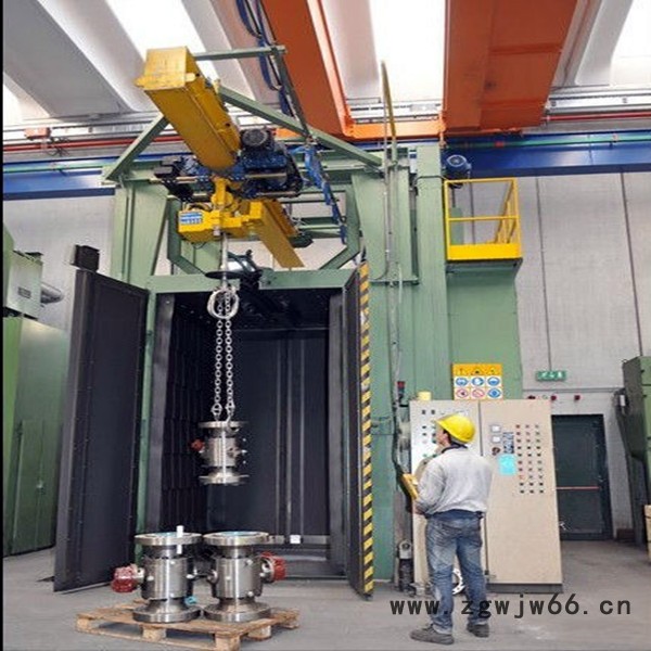 供应利佳鑫Q37系列单、双吊钩式抛丸机,吊挂式抛丸机图2