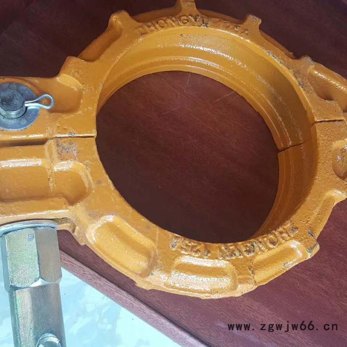 同州DN125锻制管卡 三一泵车卡箍 泵管连接管卡 加工定制各种型号品质保证欢迎选购图2