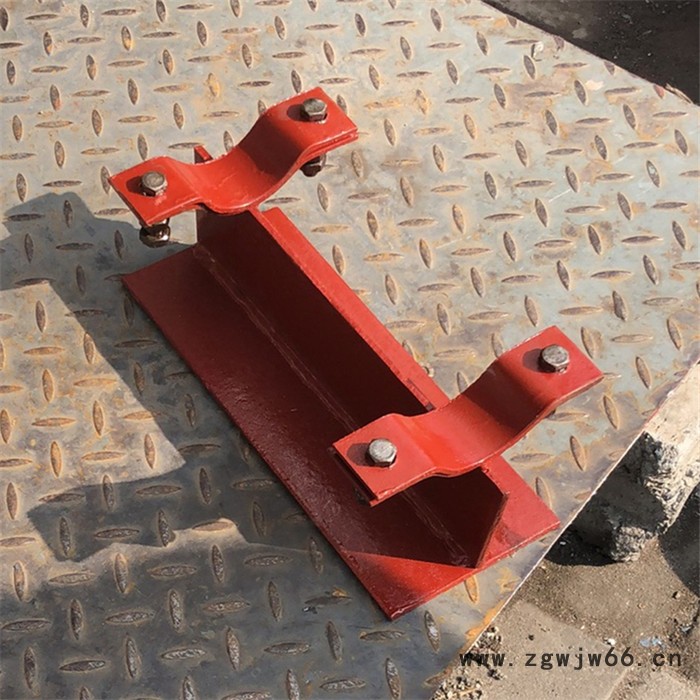 厂家按图加工定做卡箍型滑动管托HK-2-150 管夹管托图2