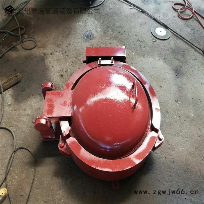 厂家直发 DN450立式三瓣卡箍型快开盲板 适用高压管道图5