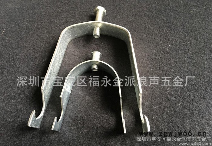 镀锌钢吊勾挂钩/丝杆吊钩/吊筋挂钩吊卡/通丝杆吊卡图3