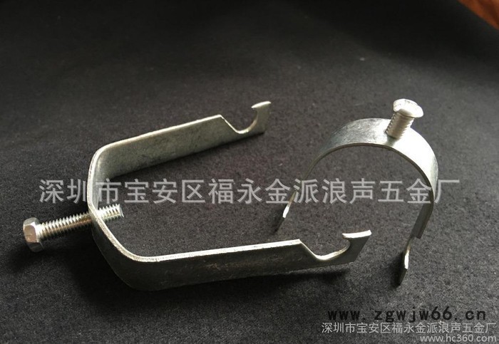 镀锌钢吊勾挂钩/丝杆吊钩/吊筋挂钩吊卡/通丝杆吊卡图2