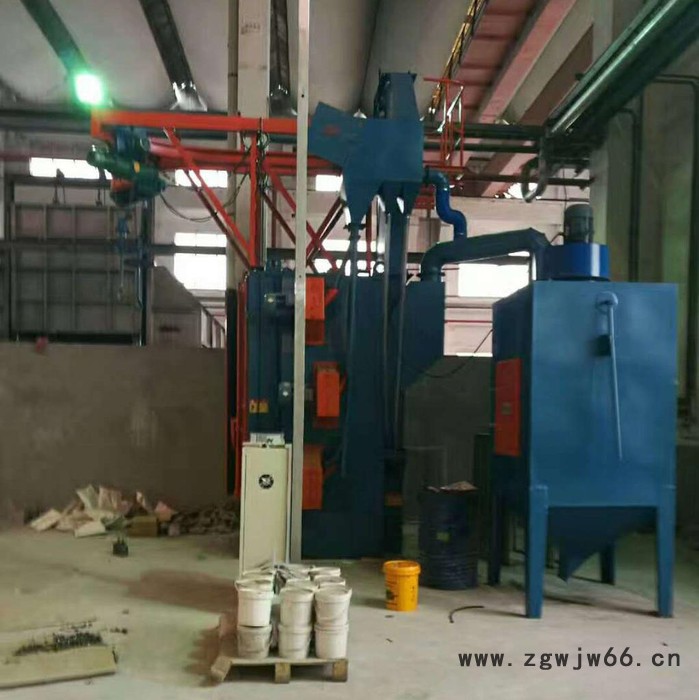 【龙汉铸造】  吊钩式抛丸机 挂钩式抛丸机 工程机械部件 轮毂用抛丸机