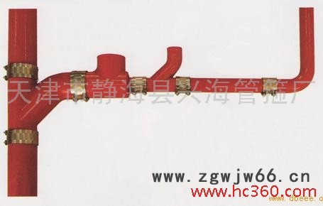 供应TJXHW型不锈钢W型管箍管束卡箍（铸铁管用图3