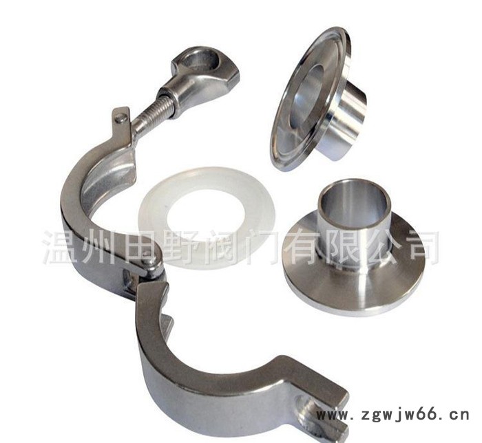 不锈钢卡箍快装接头成套（含法兰硅胶密封垫圈四件套）图3