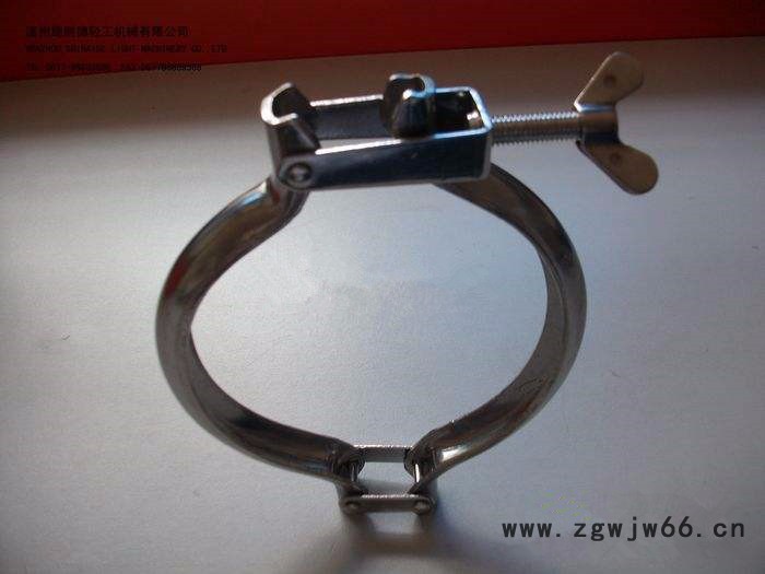 杰克龙  直销304 卫生食品级冲压卡箍快装端头卡箍式不锈钢管配件卡套**图3