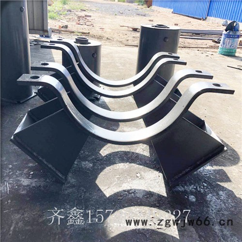 齐鑫供应 卡箍型导向管托 卡箍型止推管托  止推支架 止推管托  厂家自产自销 品牌老厂 支持图纸定制图5