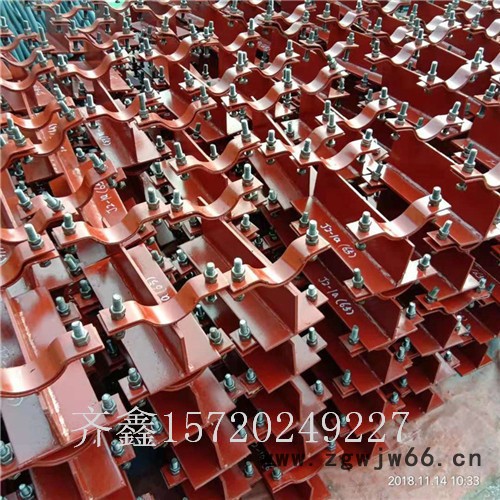 齐鑫供应 卡箍型导向管托 卡箍型止推管托  止推支架 止推管托  厂家自产自销 品牌老厂 支持图纸定制图4
