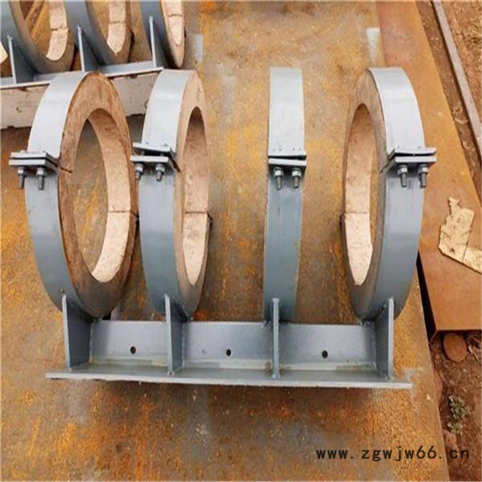 天津卡箍型管托 固定保冷管托泽天厂家图2