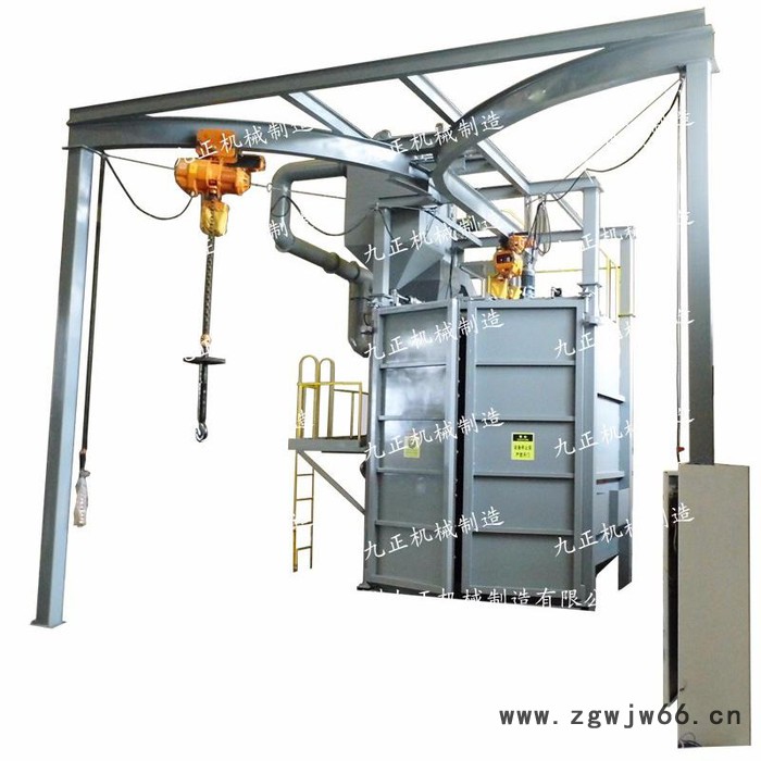 大型吊钩式抛丸机,工程机械结构件,挖斗抛丸机,厂家直供。图3