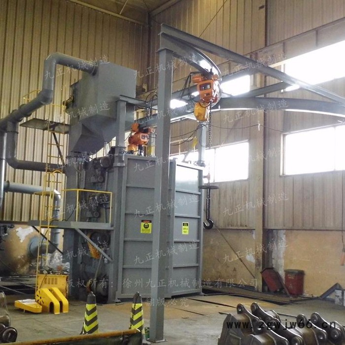 大型吊钩式抛丸机,工程机械结构件,挖斗抛丸机,厂家直供。图2