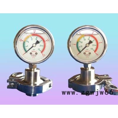 冠力YTP-60 卡箍式压力表