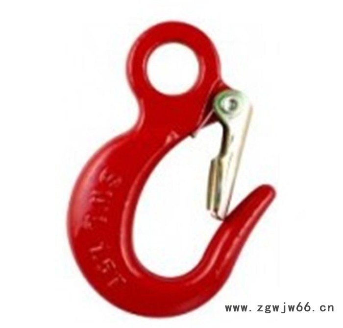 1.5T台湾帕萨克防口小钢钩\进口吊钩/高强度合金钢起重吊具/图3