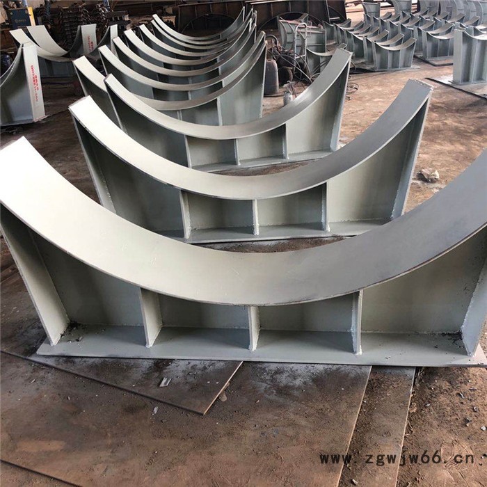 齐鑫DN200轻级弯头支座 弯管立管支座 卡箍滑动管托 可按图加工图3