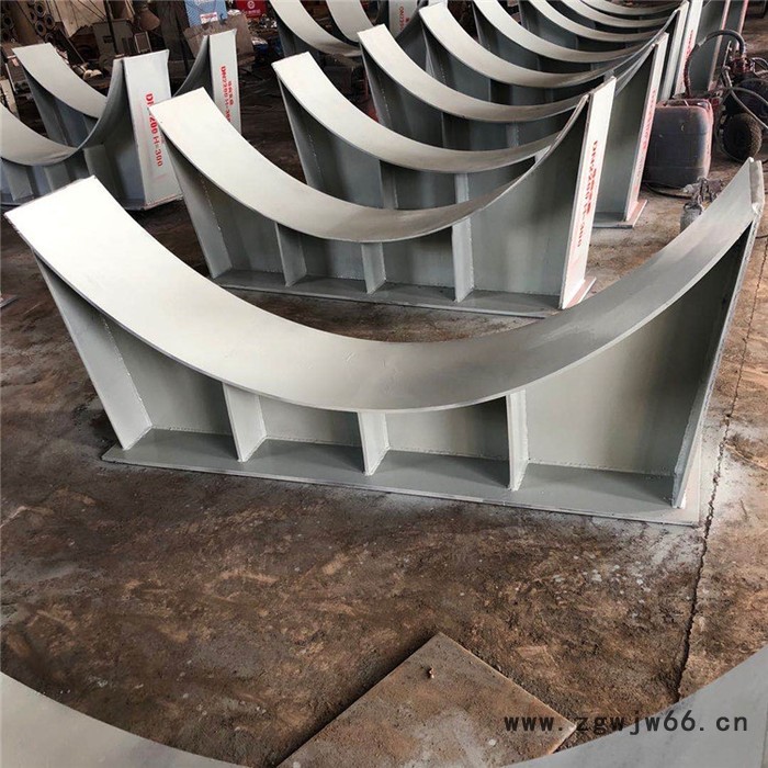 齐鑫DN200轻级弯头支座 弯管立管支座 卡箍滑动管托 可按图加工图4