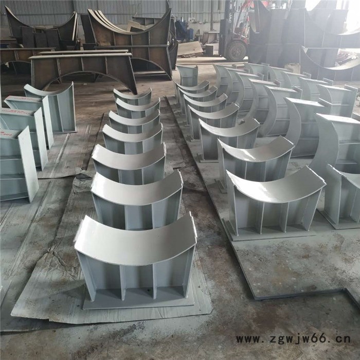 齐鑫DN200轻级弯头支座 弯管立管支座 卡箍滑动管托 可按图加工图2