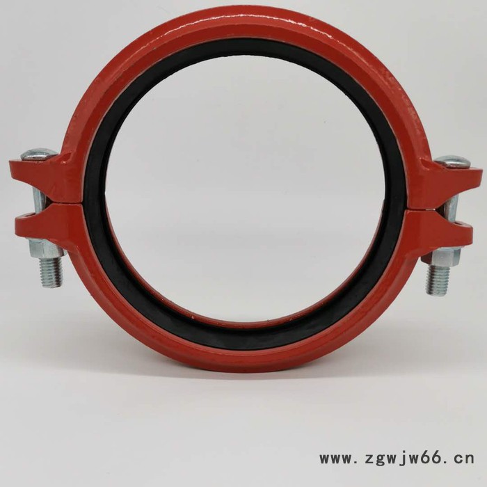 山东潍坊中和管业生产DN114消防卡古管件卡箍卡古弯头现货供应 钢管卡箍直销