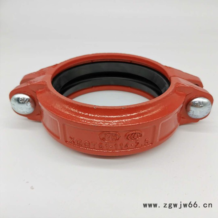 山东潍坊中和管业生产DN114消防卡古管件卡箍卡古弯头现货供应 钢管卡箍直销图5