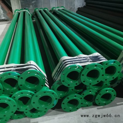 给水涂塑复合钢管 法兰连接涂塑 环氧树脂给水涂塑 卡箍连接内外涂塑