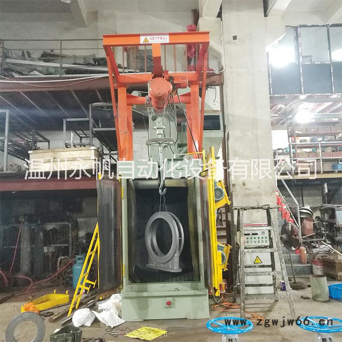 永帆Q372 抛丸机 小型吊钩式抛丸机 阀门抛丸清理机图7
