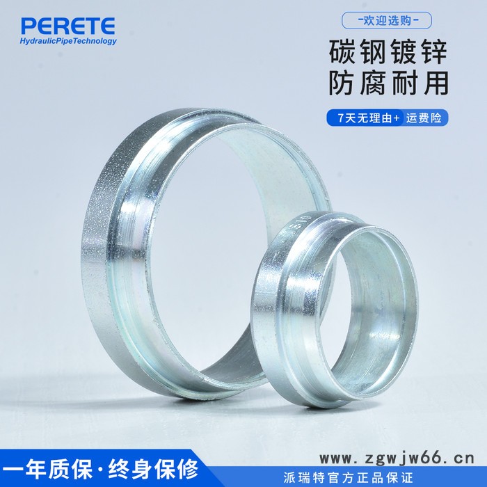 派瑞特RL RS液压卡套接头切割环卡箍 卡圈图3