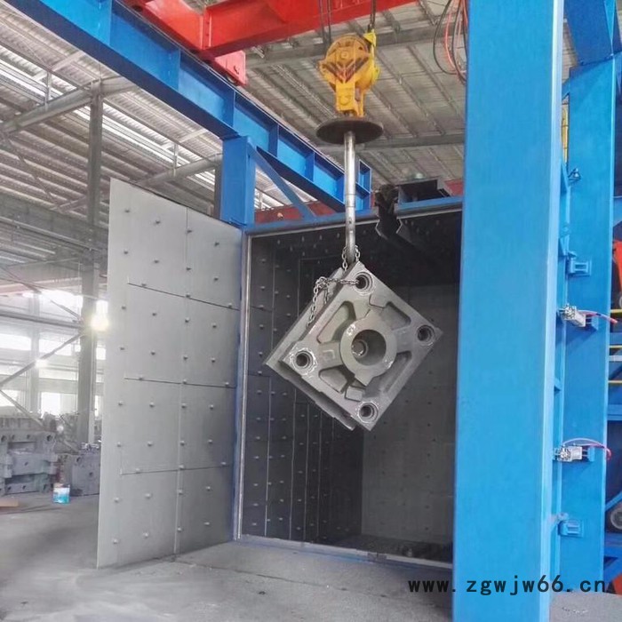 供应青岛履带式抛丸机、吊钩式、悬链式抛丸机、通过式抛丸机图3