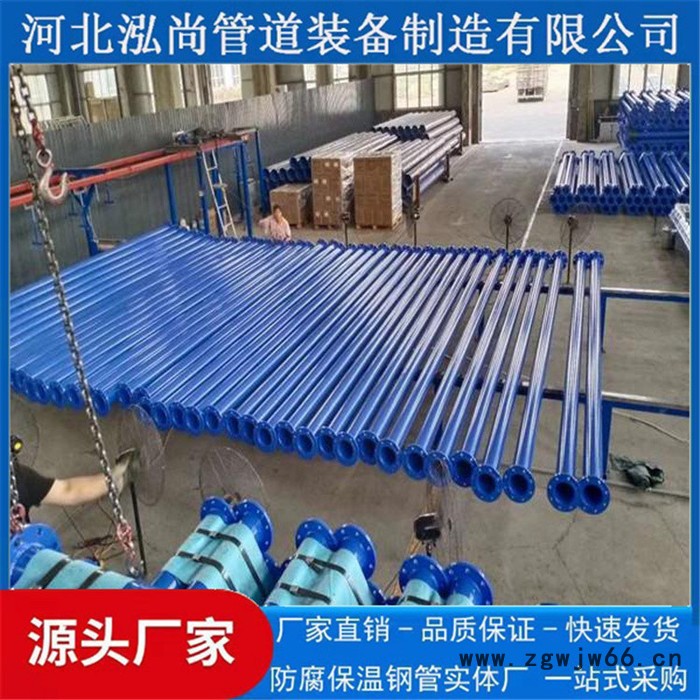 河北泓尚 内外涂覆环氧涂塑复合钢管厂家 卡箍连接内外涂塑复合钢管厂家  卡箍连接涂塑直缝钢管厂家图3