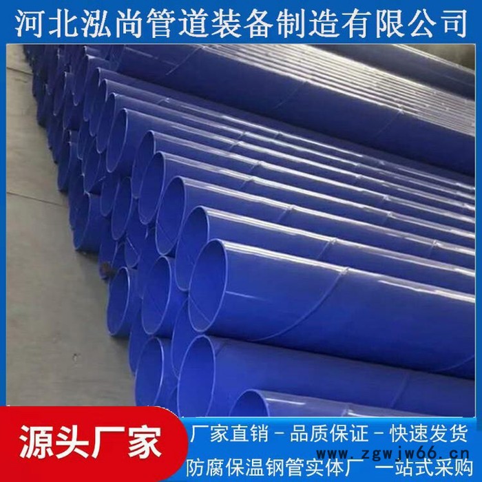 河北泓尚 内外涂覆环氧涂塑复合钢管厂家 卡箍连接内外涂塑复合钢管厂家  卡箍连接涂塑直缝钢管厂家图5