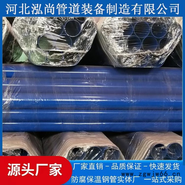 河北泓尚 内外涂覆环氧涂塑复合钢管厂家 卡箍连接内外涂塑复合钢管厂家  卡箍连接涂塑直缝钢管厂家图7