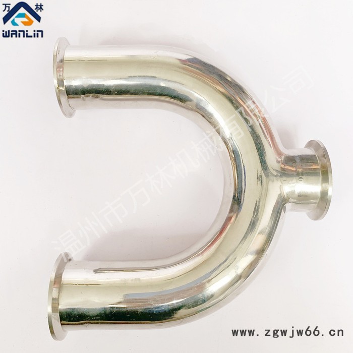 温州万林 WL-UXST 快装U型三通 卫生级焊接卡箍U形卡盘接头图4