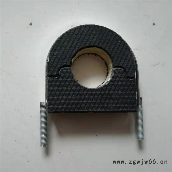 天津 卡箍型滑动管托 保冷固定管托 沧州志昂管道图4