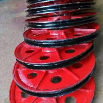 起重机钩轮片 滑轮组 葫芦吊钩铸铁滑轮片 定滑轮 豫北起重