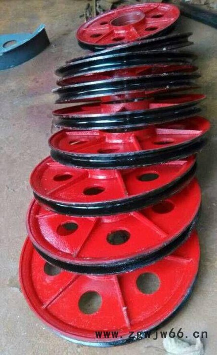 起重机钩轮片 滑轮组 葫芦吊钩铸铁滑轮片 定滑轮 豫北起重图2