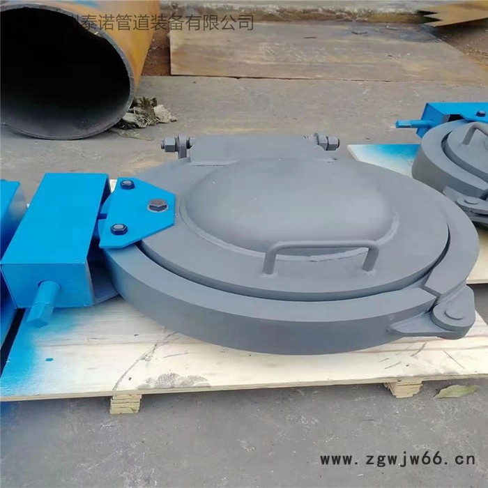 厂家供应 DN300立式三瓣卡箍型快开盲板 适用燃气管道图8