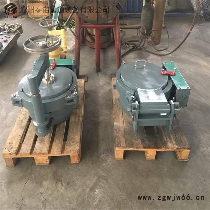 厂家供应 DN300立式三瓣卡箍型快开盲板 适用燃气管道图5