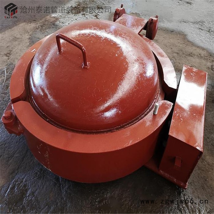 库存供应 DN400卧式三瓣卡箍型快开盲板 SY/T0556-2010标准生产图5