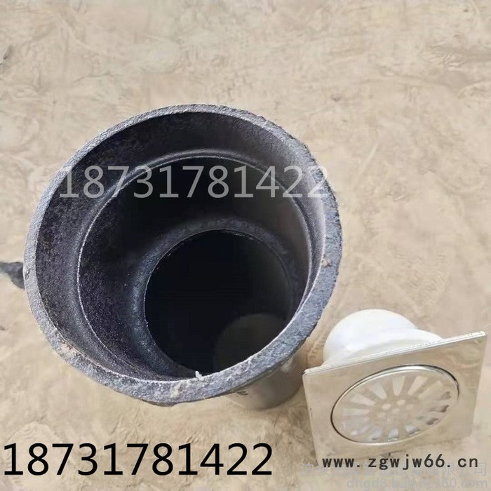 泊昊DN150铸铁地漏 卡箍连接地漏 加长地漏  不锈钢地漏图4