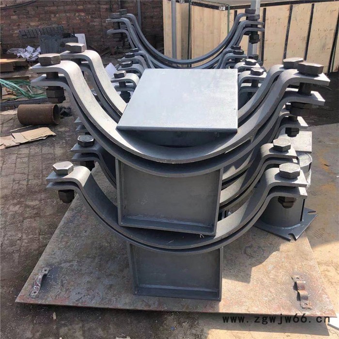 DK-2-150卡箍型导向管托 S1-15-61管夹支座支吊架厂家图2