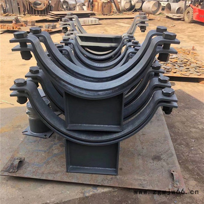 DK-2-150卡箍型导向管托 S1-15-61管夹支座支吊架厂家图3