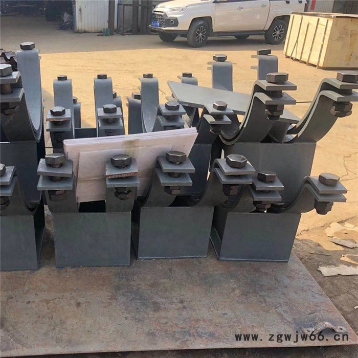 DK-2-150卡箍型导向管托 S1-15-61管夹支座支吊架厂家图4