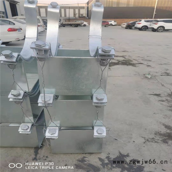 国进DN65卡箍管托，聚氨酯管托厂家健康环保经久耐用配件齐全图3