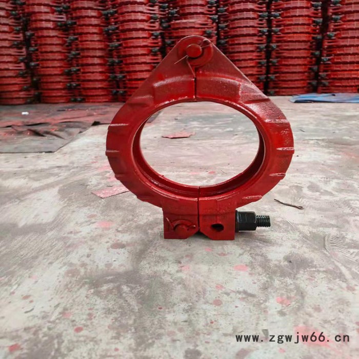 友聚厂家 泵车管卡 125高压管卡 砼泵卡箍 混凝土泵车管卡 规格多样图2